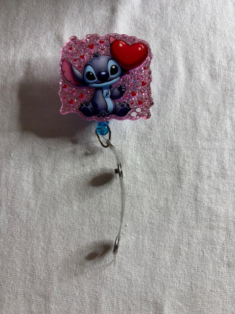 Stitch Valentine's - Badge Reel