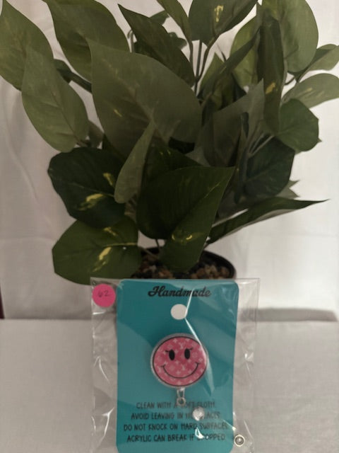 Badge Reel - Designer Inspired Smiley Face (62)