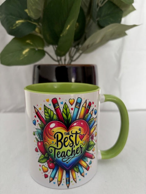 Lime Green Coffee Cup - Teachers