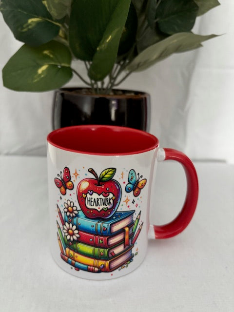 Red Coffee Cup Teacher