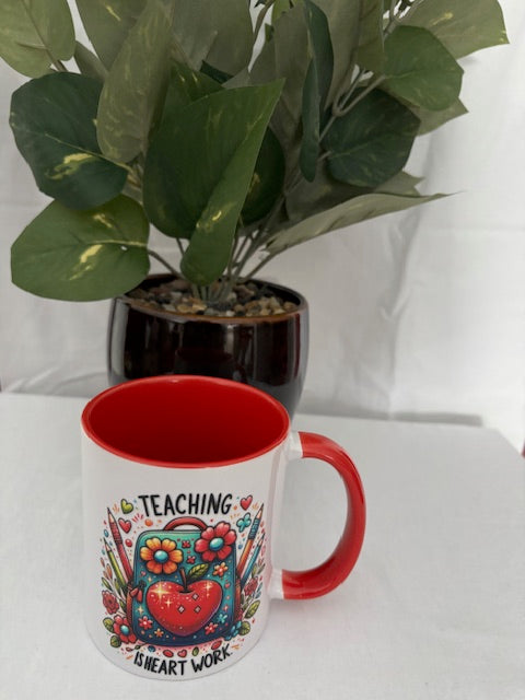 Red Teacher Coffee Cup